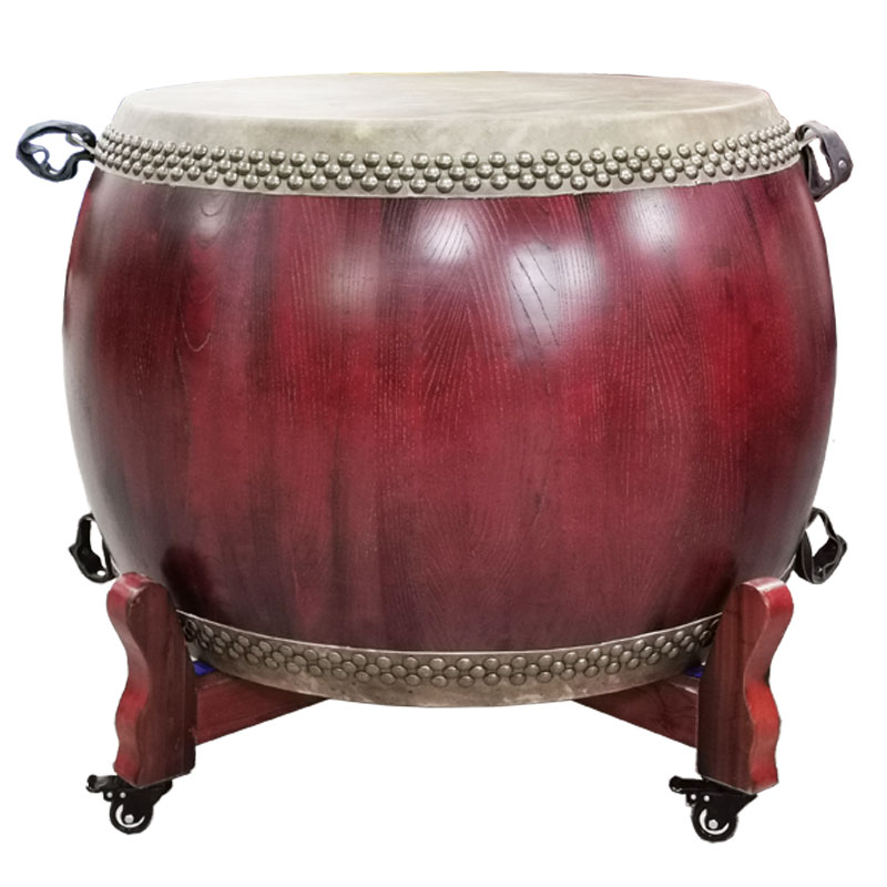 大鼓中国厘米牛皮带木架子战鼓福恒乐器厂家堂鼓