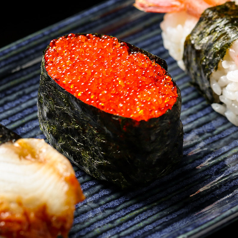 飞鱼籽即食日寿司材料鱼子酱刺身调味食品红鱼鱼子籽