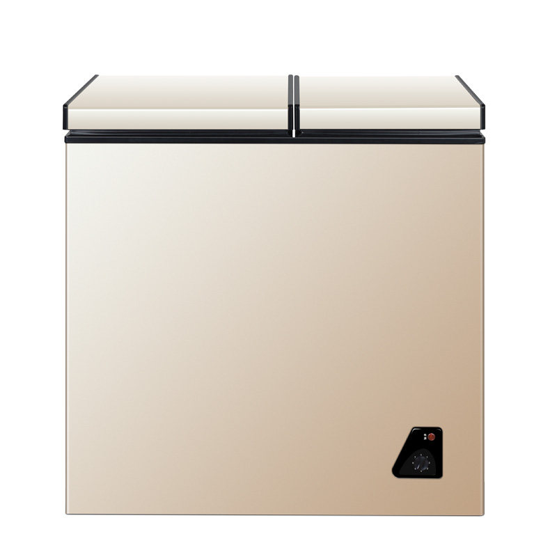 容生小型冰柜双温小冷柜家用商用立式冷冻冷藏柜节能迷你全冷冻_双氙