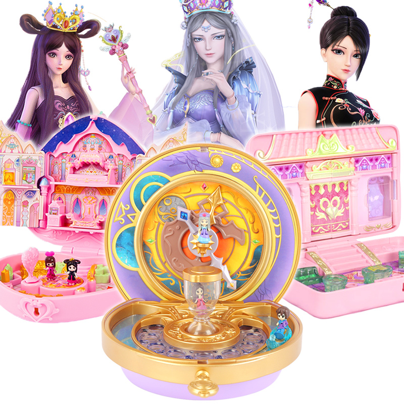 叶罗丽宝石盒子公主时希四时时钟玩具女孩礼物过家家玩具