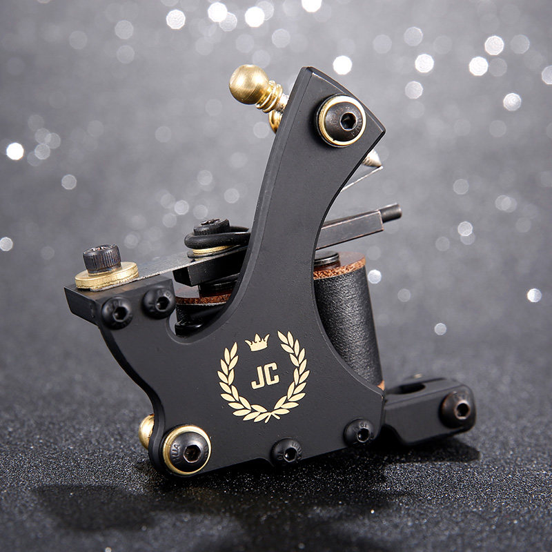 纹身机器杰刺皇冠线圈机割线机打雾机纹身机传统化妆