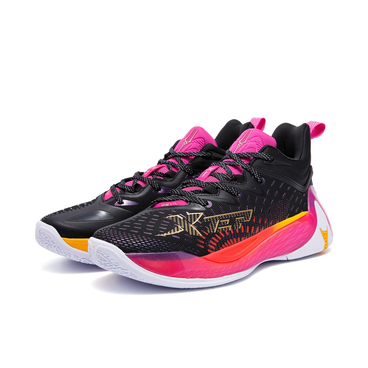 特步恶魔三代篮球球鞋男子2022秋季耐磨防滑篮球鞋