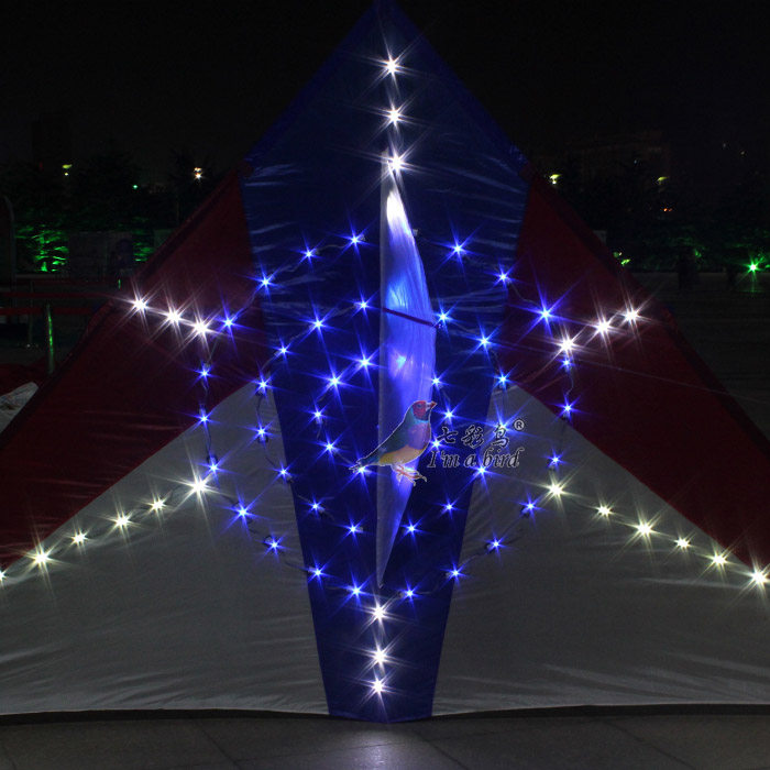 风筝潍坊万丈光芒夜光led大型新款成人线轮风筝