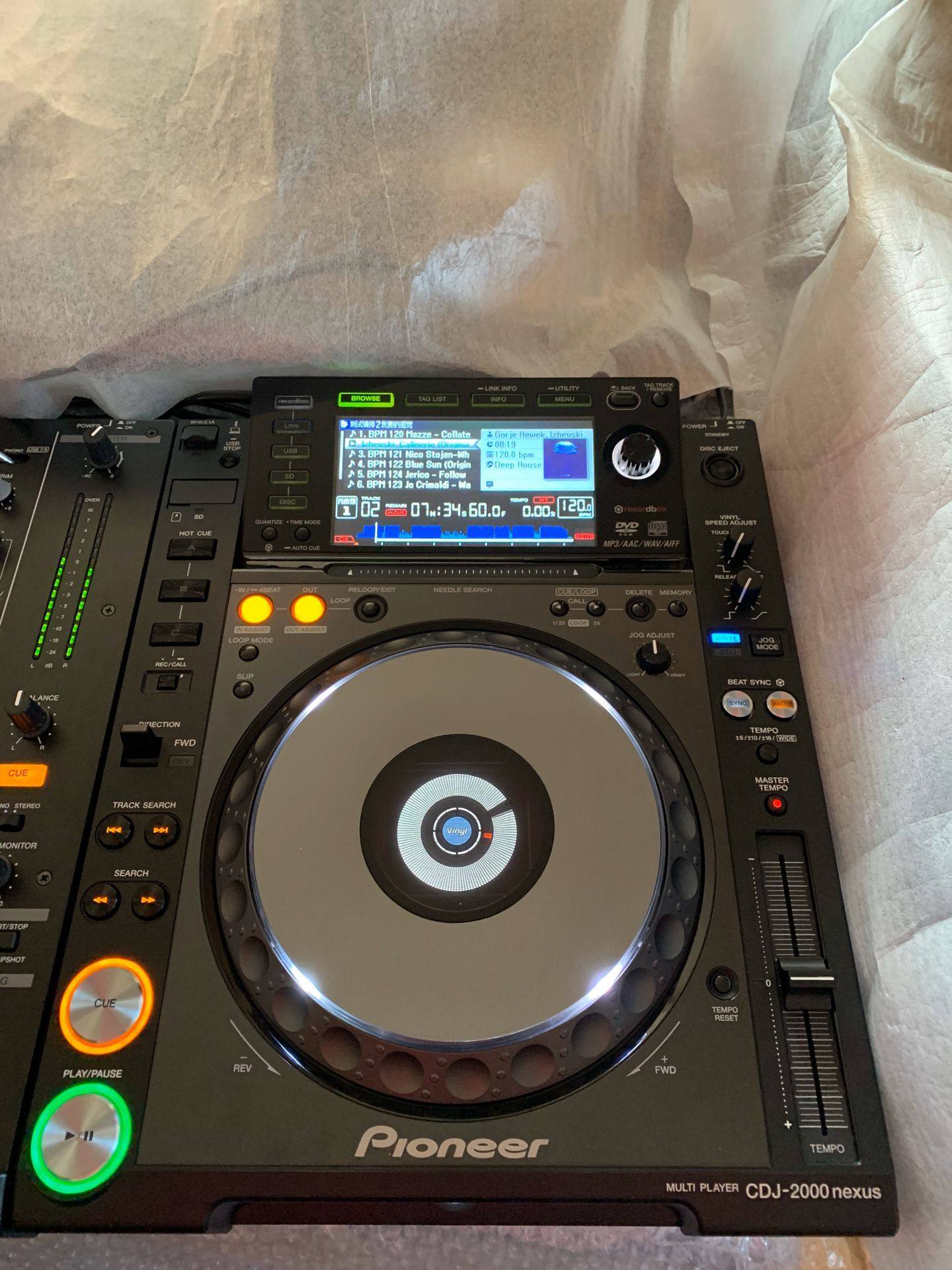 先锋cdj2000nexus碟机一对cddjm2000nexus混音台带原包装打碟机