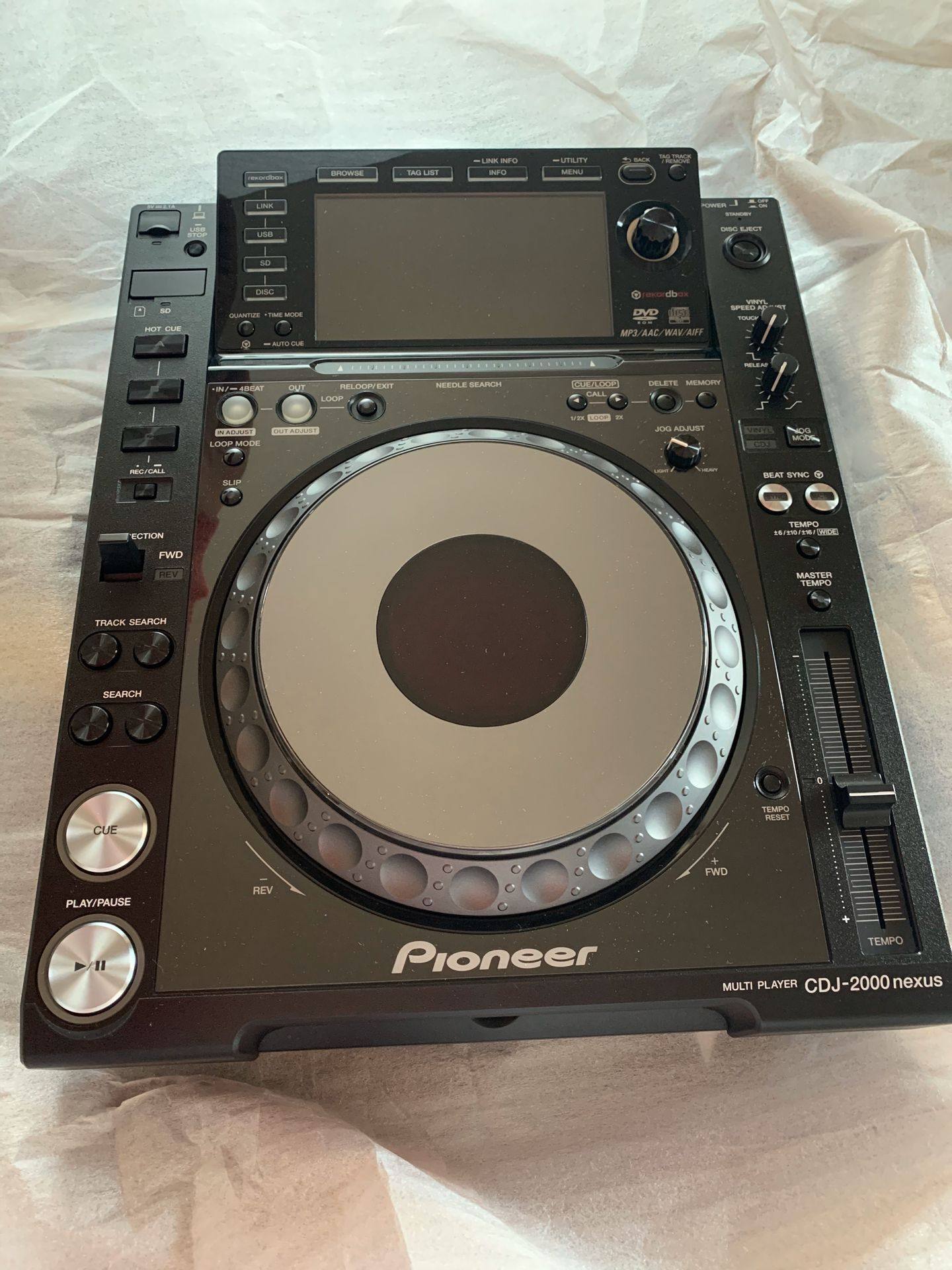 先锋pioneercdj2000nexus碟机一对支持cdsd卡带包装调音台舞台