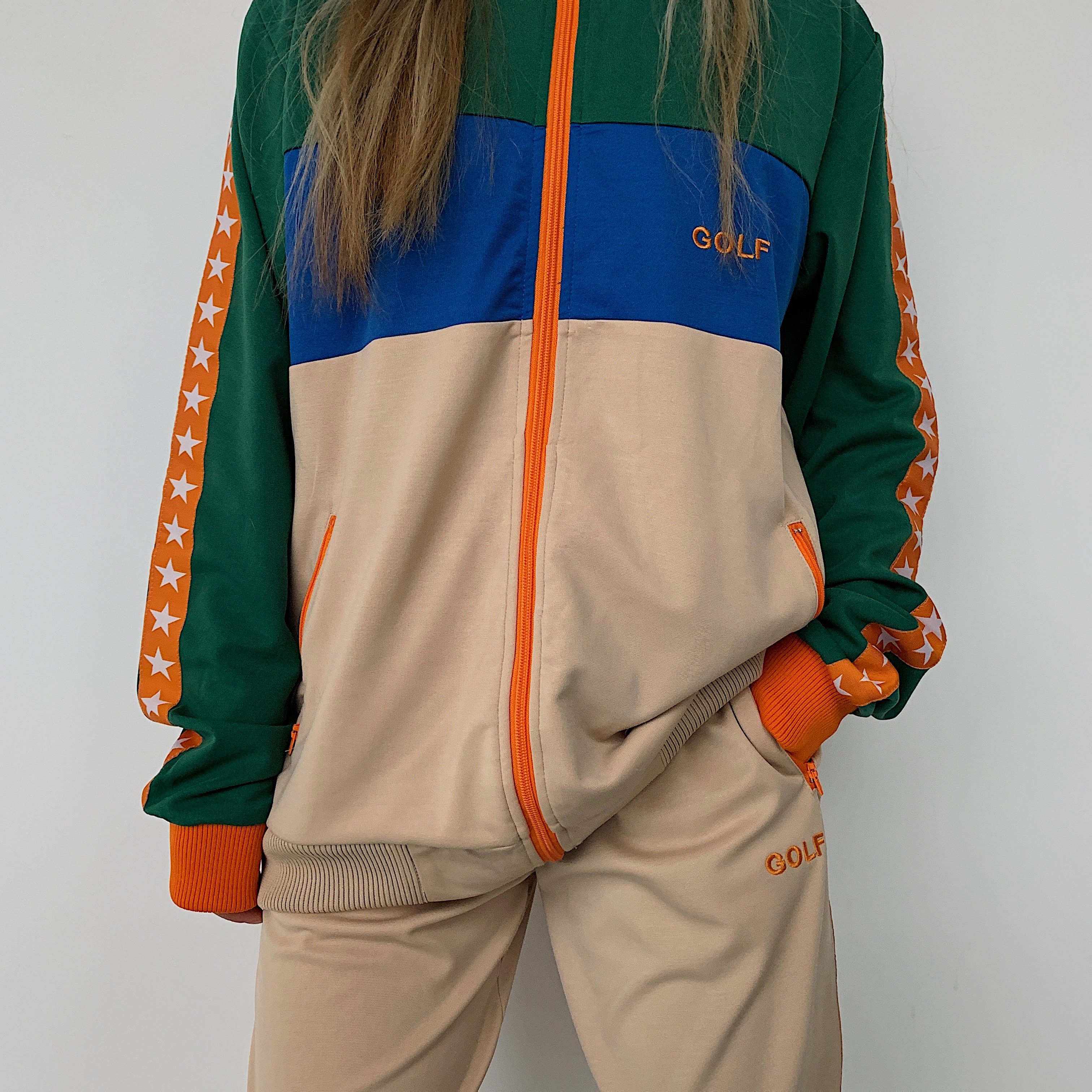 golfwangbmxtracksuitjacket复古运动服外套夹克套装夹克