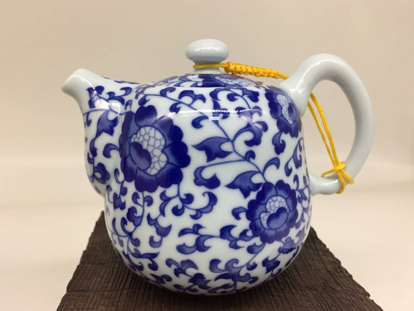 台湾金龙金花红釉青花牡丹建窑黄金龙红金龙配件茶壶