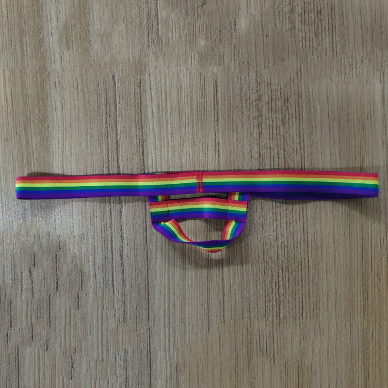 专用吊环 饰吊环 彩虹色性感提睾带提型带男式 装 梵卡兹男士 7001