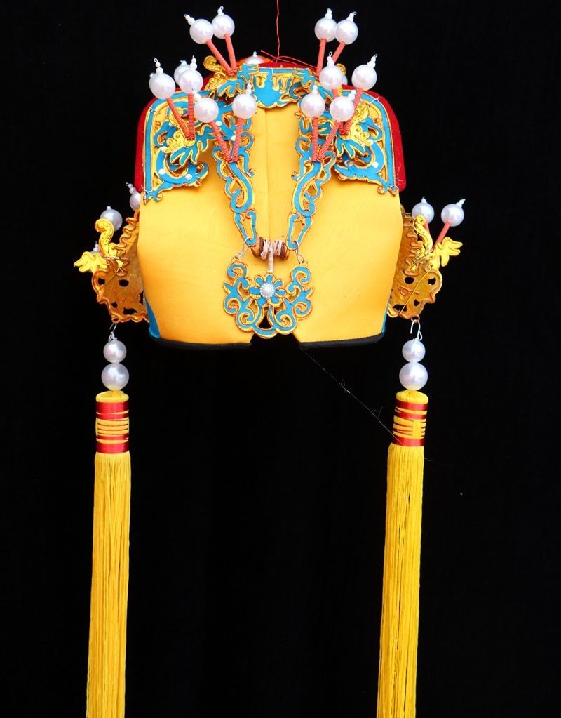 戏剧京剧服装道具豫剧戏帽软王金雕九龙龙冠民族服装