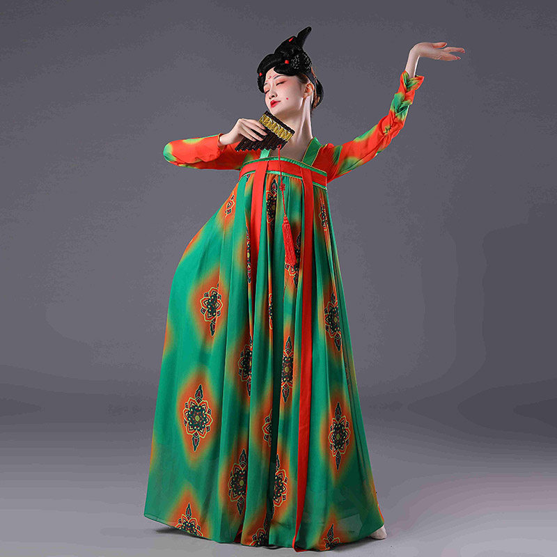 唐宫夜宴舞蹈服装演出服河南荷花奖春晚同款古风民族服装