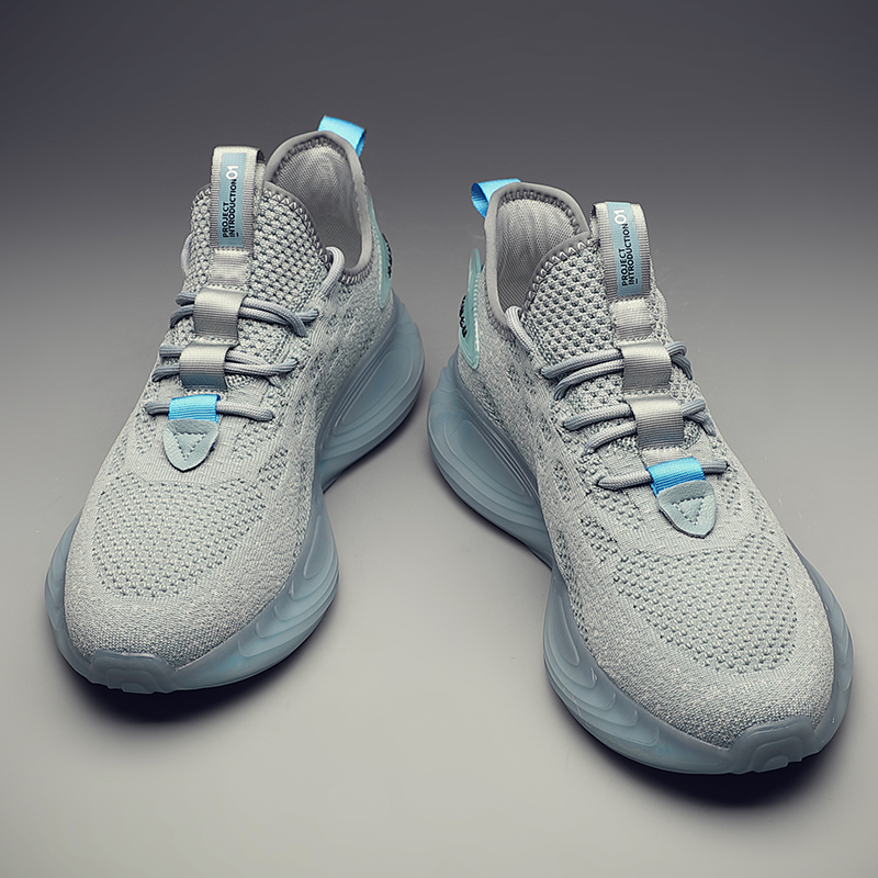 【鱼冠夫】运动鞋男夏季网面透气鞋子2022新款男士跑步休闲鞋男鞋