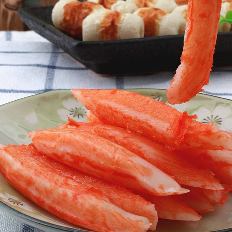 蟹柳鳕蟹500g火锅冒菜食材松叶蟹腿寿司料理蟹类制品