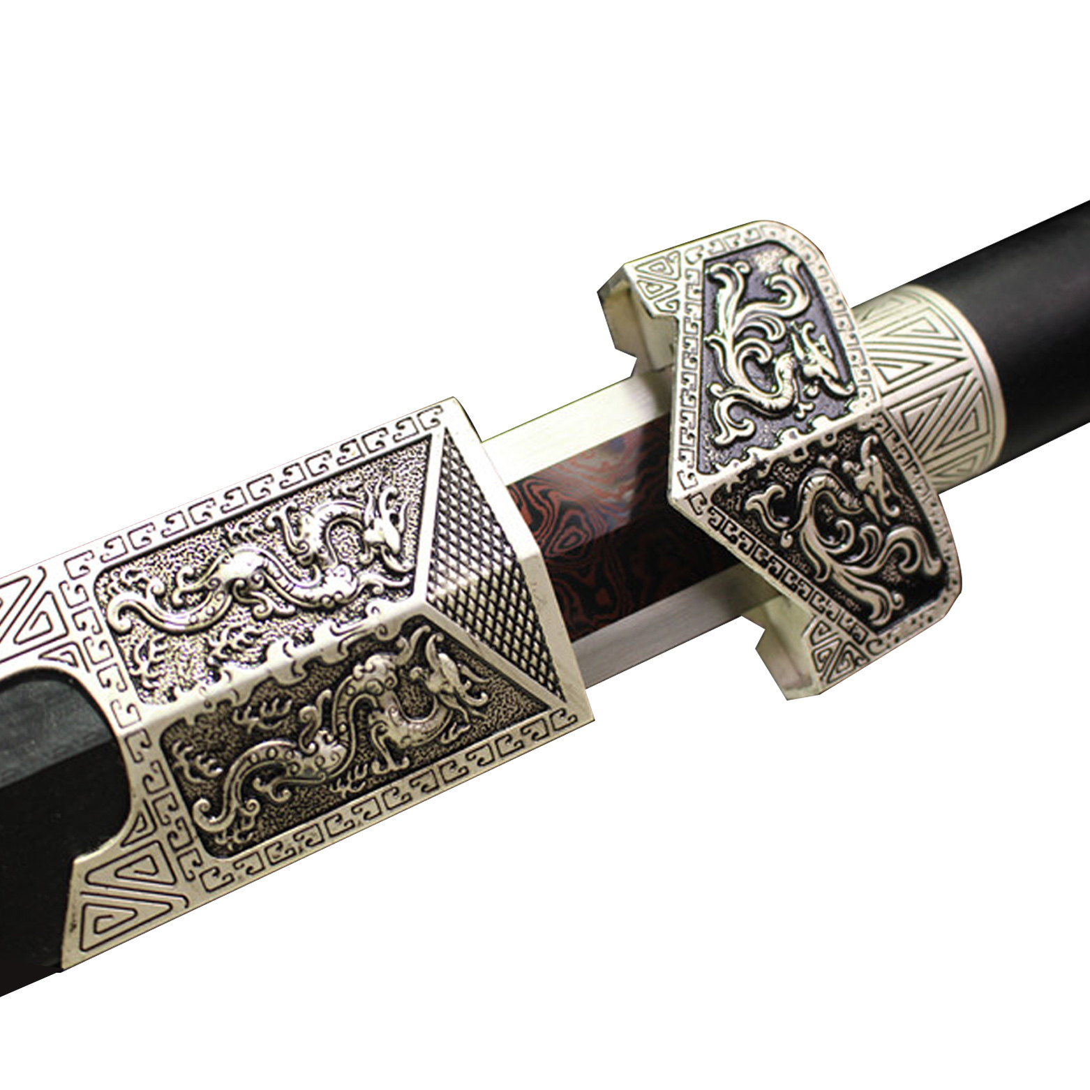 汉剑兵器未开武术锰钢镇花纹孙权一体宝剑刀剑刀剑