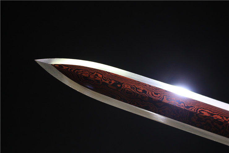 汉剑兵器未开武术锰钢镇花纹孙权一体宝剑刀剑刀剑