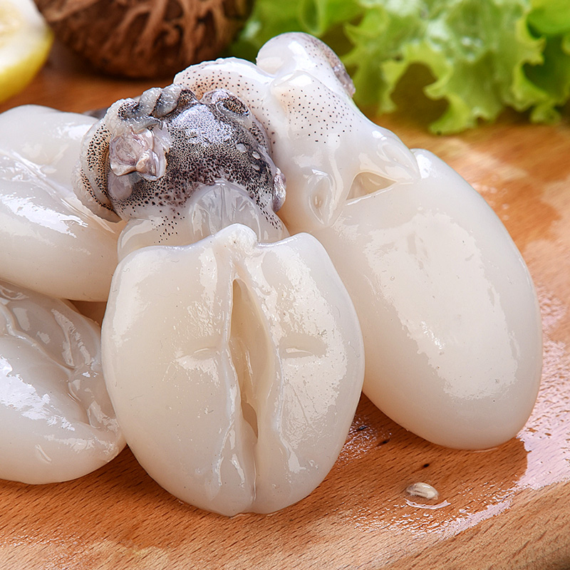鲜冻小墨鱼仔3斤小乌贼章鱼仔花枝墨海鲜速冻去皮去内脏