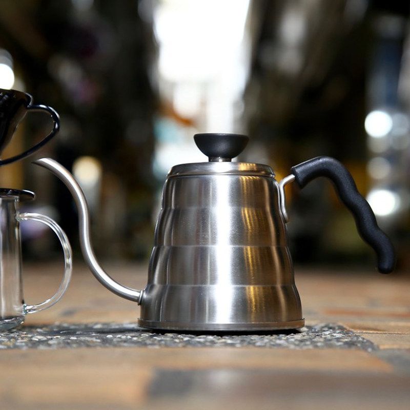 咖马日本hario云朵咖啡手冲壶细长长嘴不锈钢滴滤壶咖啡壶