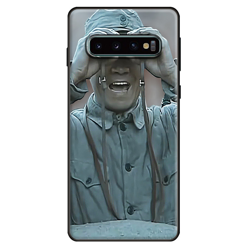 适用三星s10 手机壳李云龙note8望远镜s10保护套创意恶搞s8硅胶男