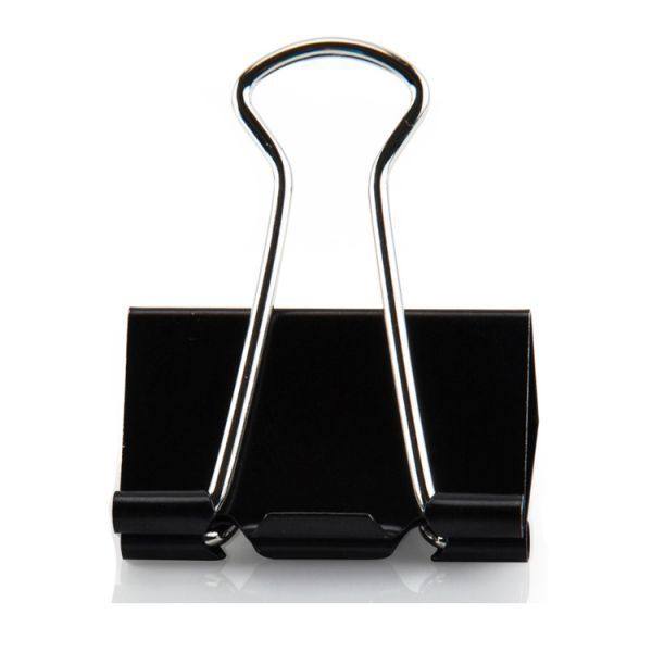 欧标大号燕尾学生夹子文件夹文件黑色长尾收纳票夹