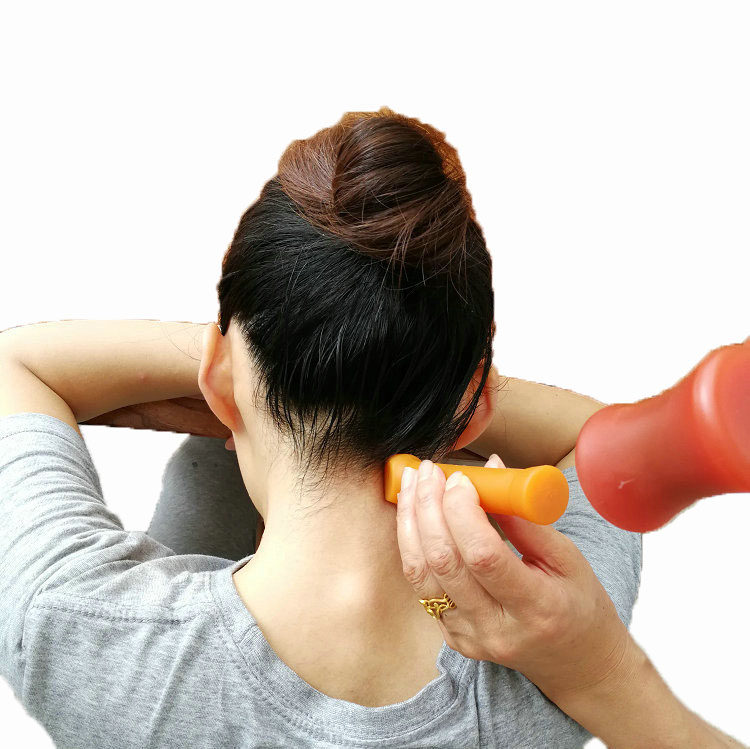 小红花按摩锤子经络捶按摩棒颈部椎腿部按摩器捶背器敲背锤敲打锤