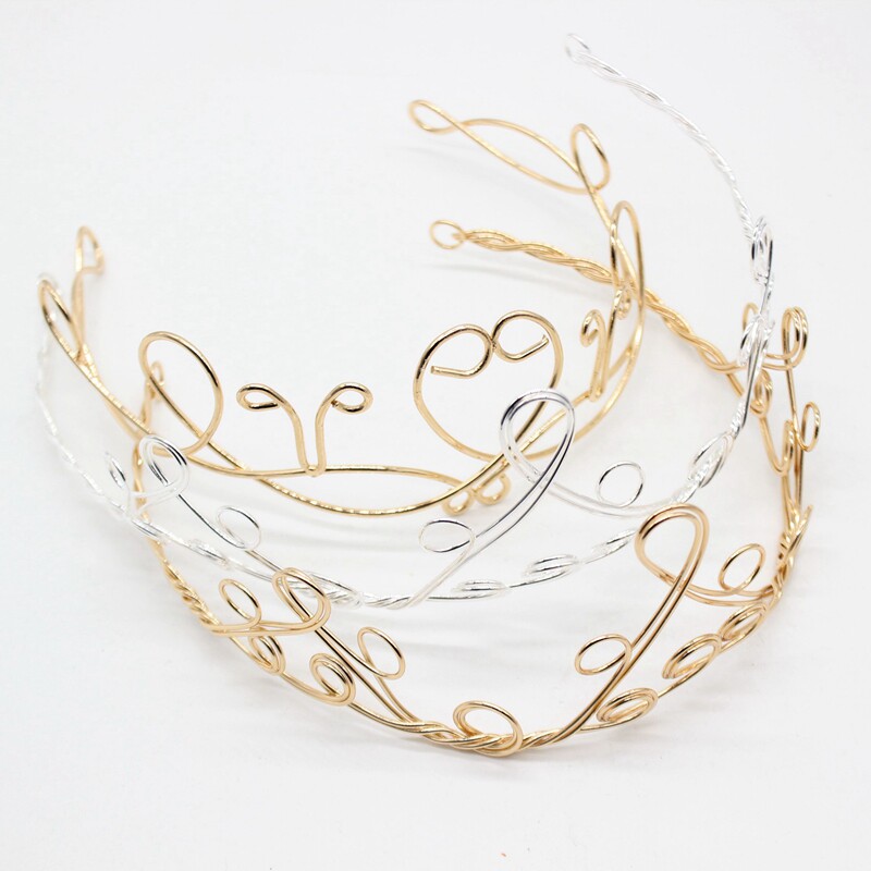 diy新娘头饰手工材料皇冠发基座汉服发冠头凤冠其他diy饰品配件