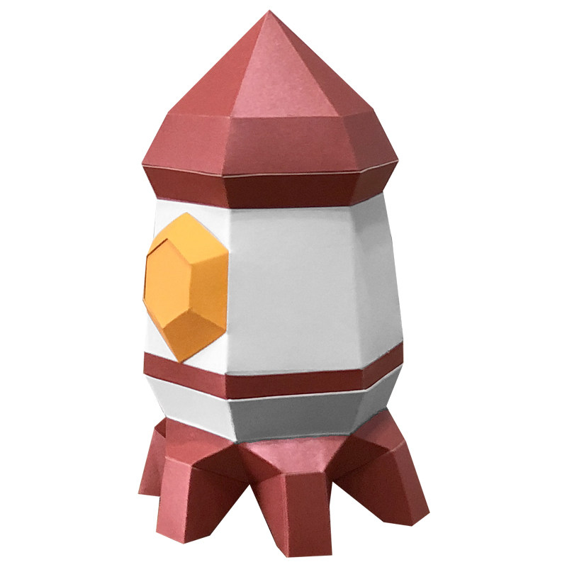 火箭筒摆设儿童创意手工diy折纸玩具摆件