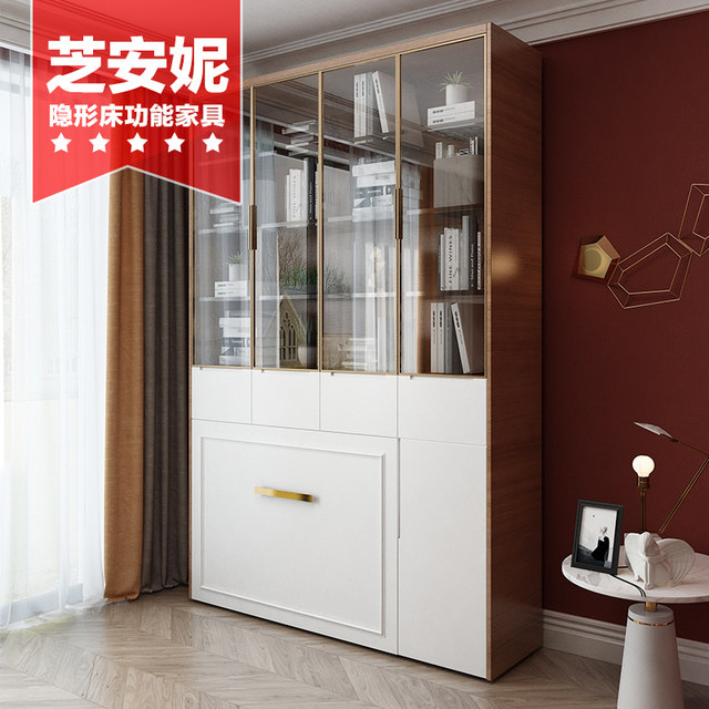 Multifunctional folding bed hardware office nap bed lunch break bed invisible bed cabinet bed wall bed hidden bed single bed Multifunctional folding bed hardware office nap bed lunch break bed invisible bed cabinet bed wall bed hidden bed single bed