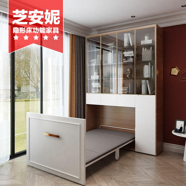 Multifunctional folding bed hardware office nap bed lunch break bed invisible bed cabinet bed wall bed hidden bed single bed Multifunctional folding bed hardware office nap bed lunch break bed invisible bed cabinet bed wall bed hidden bed single bed
