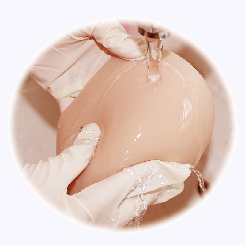 义乳微孔轻质透气无膜假胸术后硅胶假乳1103插片