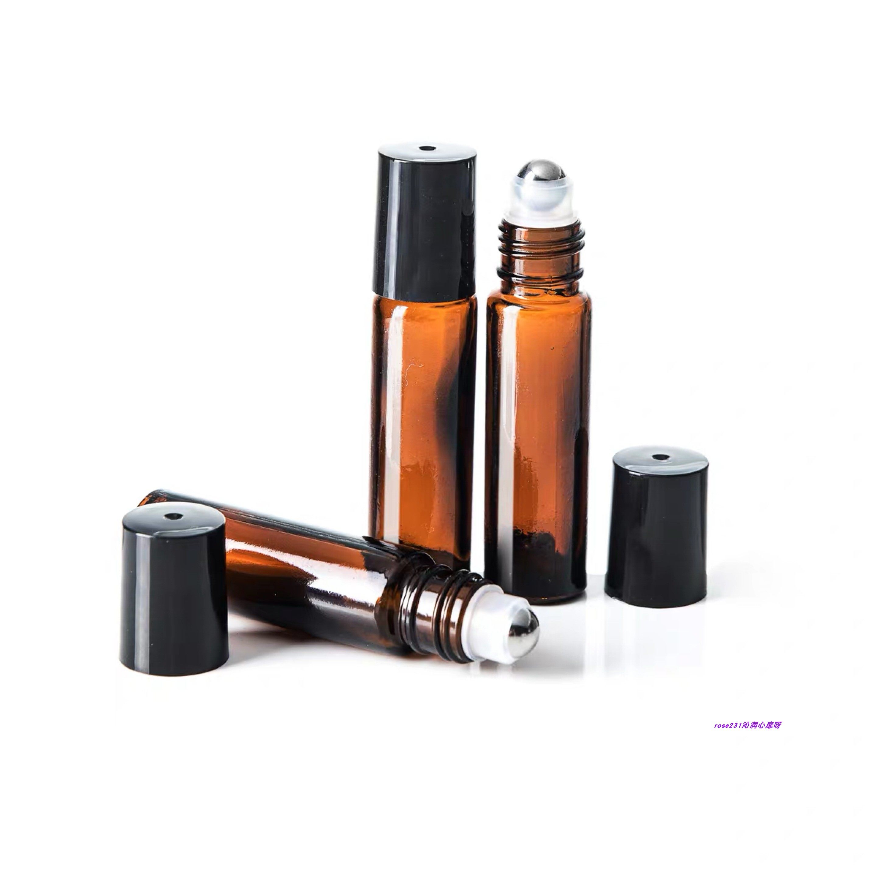 不单赠送30ml10ml5ml茶色玻璃精油分装滴瓶喷瓶