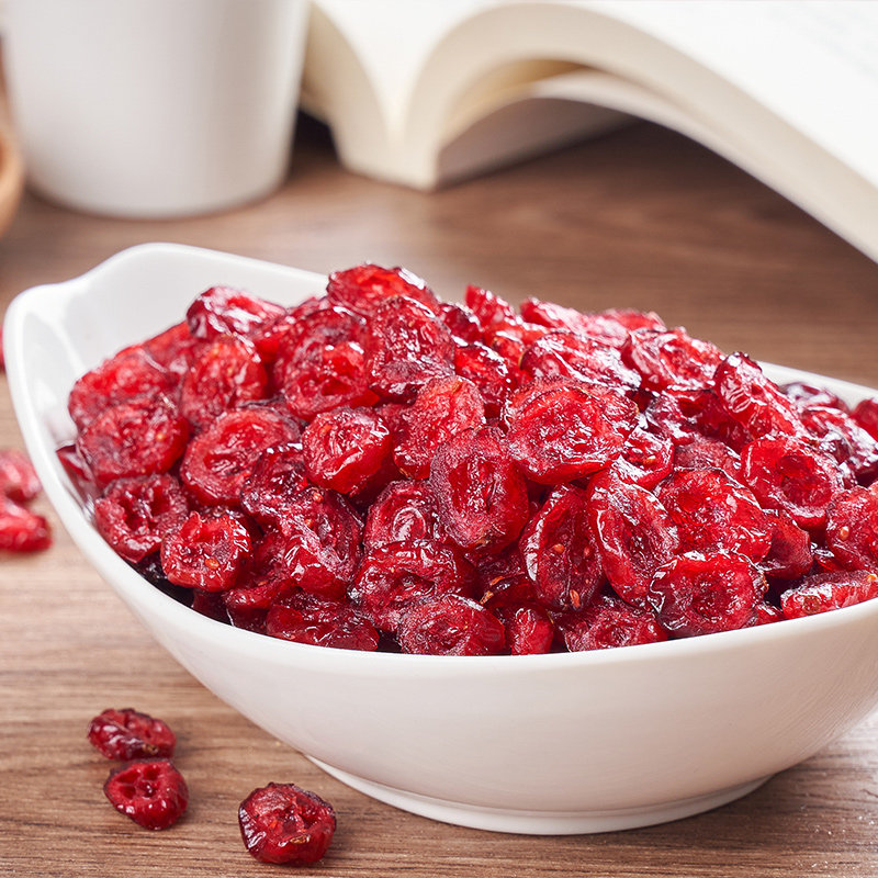 蔓越梅果零食儿童孕妇蜜饯曼越莓干专用雪花蔓越莓干