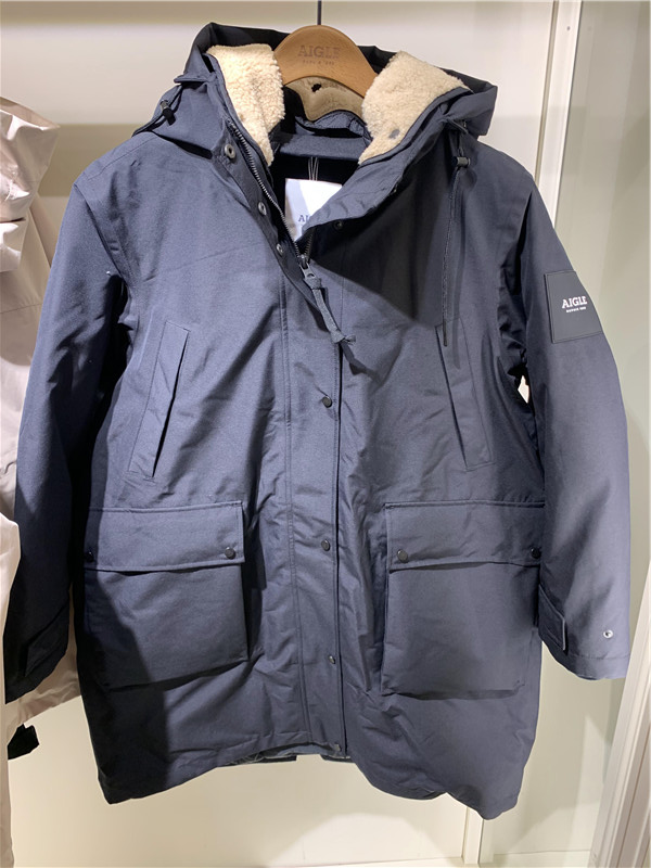 冬季法国aigle艾高fardiaasgd保暖羽绒服j6122羽绒衣