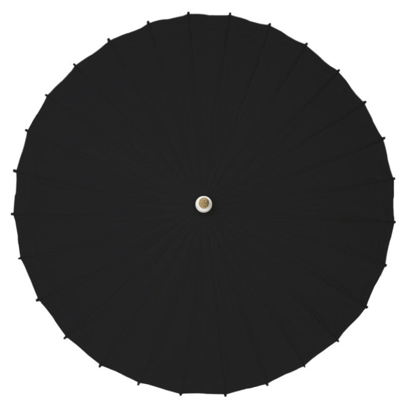 影毕六福油纸伞男汉服伞黑色中式古风防雨防晒实用女古装雨伞