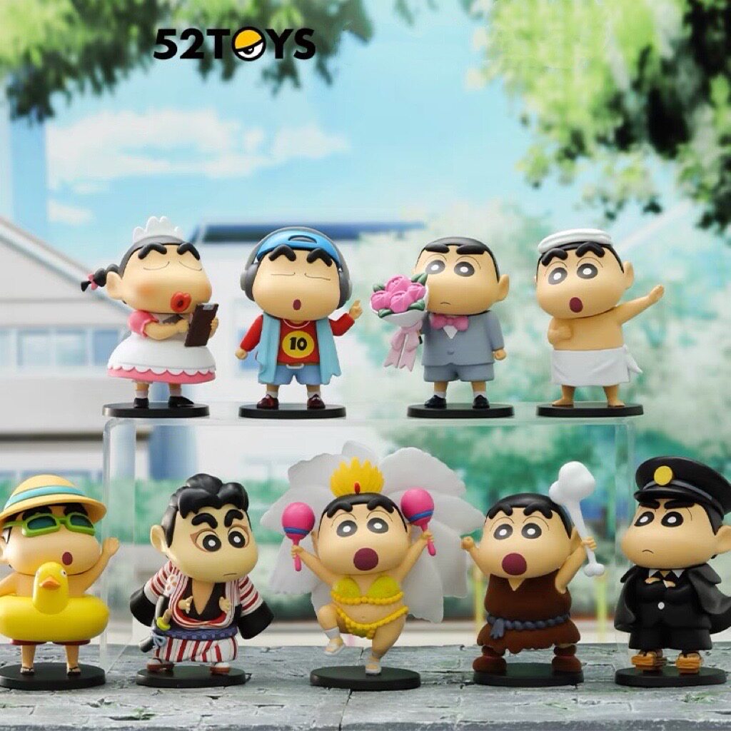 新款蜡笔小新日常系列盲盒确认隐藏潮玩手办可爱潮玩盲盒