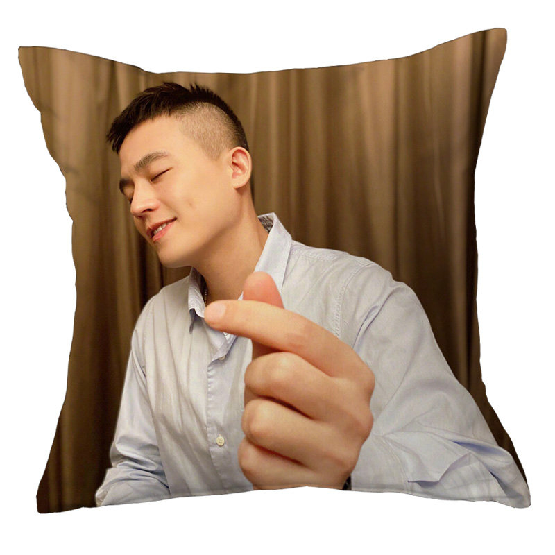 抱枕黑白禁区欧豪周边午睡diy创意生日礼物影视