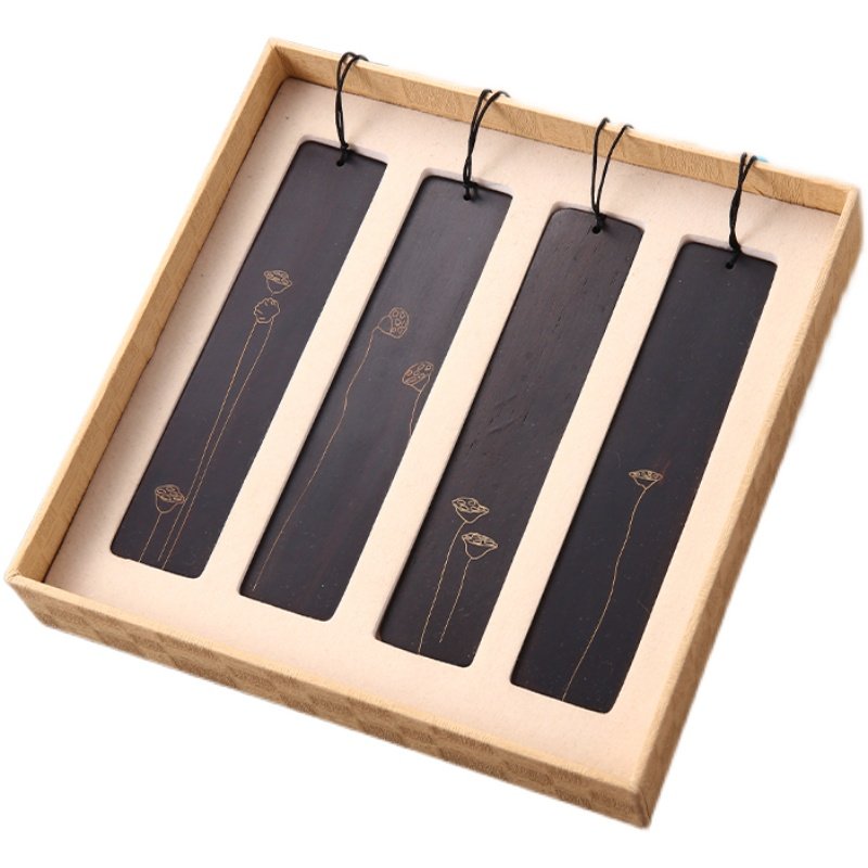 红木木质书签定做订制复古古典中国国风精美书签