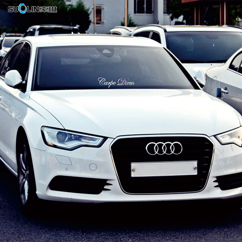 恐高症hellaflush车贴创意illest改装汽车前后玻璃风挡汽车装饰贴