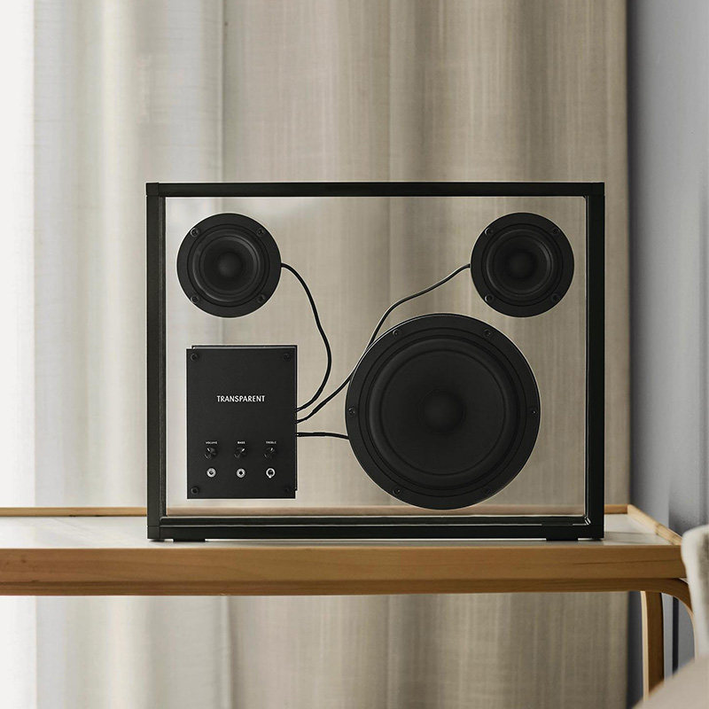transparent瑞典北欧简约透明hifi音响低音炮送礼无线无线
