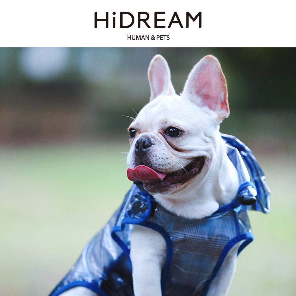 hidream2色亲肤系列果冻pvc半透明原创宠物潮牌狗宠物服装