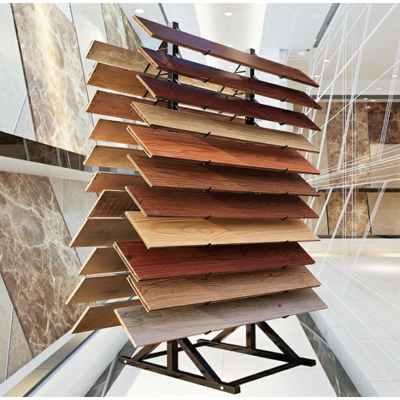 木地板展示架木纹砖展示架瓷砖展示架瓷砖架子800线条踢脚线展架