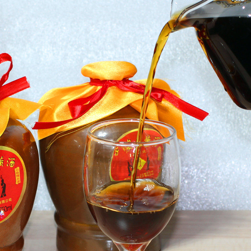 正宗广东梅州客家老黄黄酒龙轩客家娘瓶装月子传统黄酒