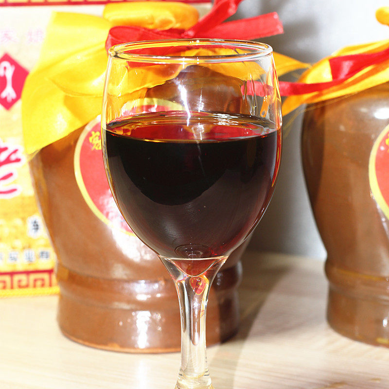 正宗广东梅州客家老黄黄酒龙轩客家娘瓶装月子传统黄酒