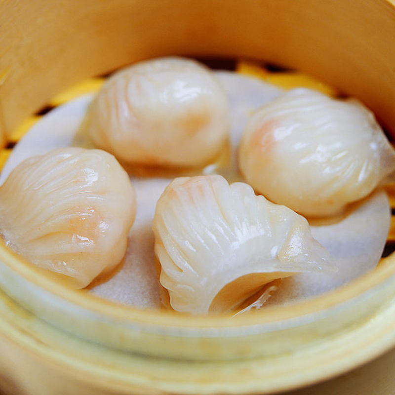 虾饺港式点心万正水晶24个蒸好即食手工早餐虾类制品