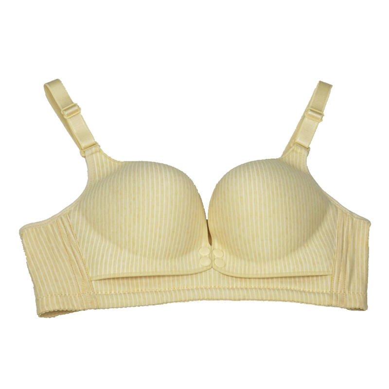 无钢圈纯棉辅哺乳文胸内衣喂奶防下垂孕妇产后聚拢防外溢母乳胸罩