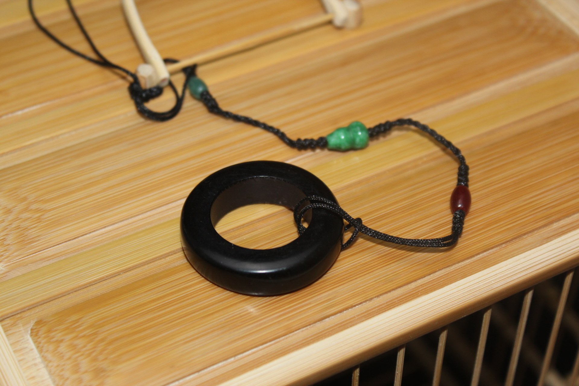 绣眼鸟笼配件精品黑牛牛角素光扣环指手扣含其他