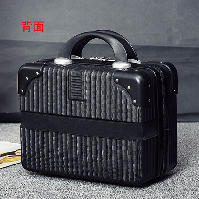 Retro mini suitcase 14 inch makeup box wedding dowry travel small box makeup bag boarding suitcase female Retro mini suitcase 14 inch makeup box wedding dowry travel small box makeup bag boarding suitcase female