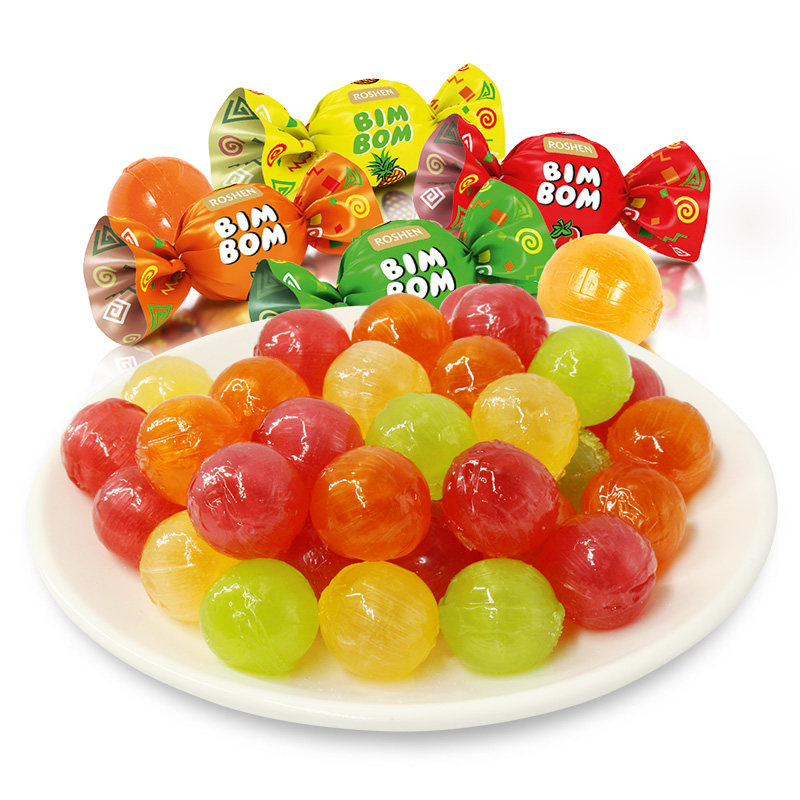 如胜乒乓夹心硬糖500g散装结婚礼喜糖批发乌克兰糖果