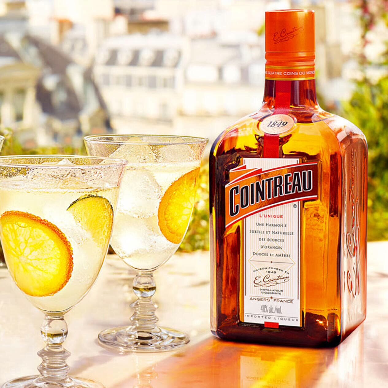 君度力娇酒君度甜酒利口酒烘培调酒 cointreau 法国进口 1000ml 洋酒