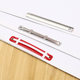 Effective binding clip color plastic two-hole loose-leaf folder binding thick metal hardware strong double hole punch clip A4 drawing file office supplies closed 2-hole voucher clip Effective binding clip color plastic two-hole loose-leaf folder binding thick metal hardware strong double hole punch clip A4 drawing file office supplies closed 2-hole voucher clip