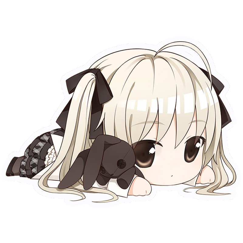 二次元缘之空穹妹抱枕春日野穹q版趴趴公仔毛绒可爱动漫周边靠垫