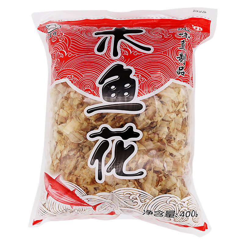 花字牌海宜程木鱼花章鱼小丸子木鱼花寿司调料煲粥柴鱼片400g包邮